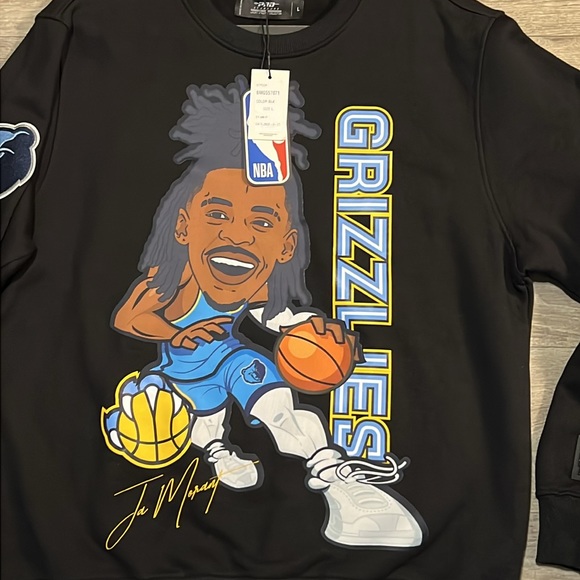 Pro Standard Ja Morant Grizzlies Crewneck Sweater - Picture 2 of 15